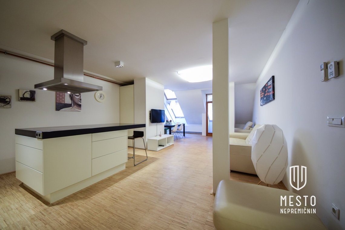 Three-bedroom apartment at Mestni trg, with a view of Ljubljana Castle – 3