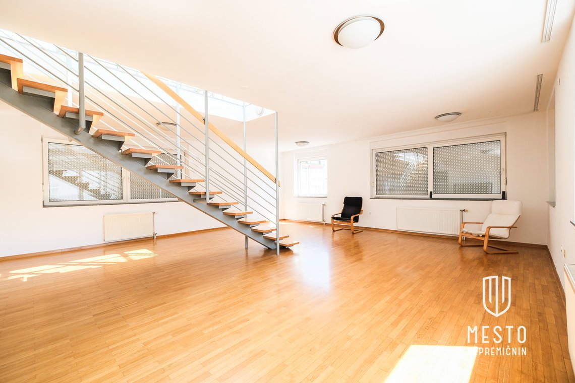 Štirisobno dupleks penthouse stanovanje v Zupančičevi jami – 2